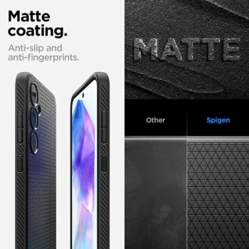 Spigen Liquid Air - Etui do Samsung Galaxy A55 5G (Matte Black)