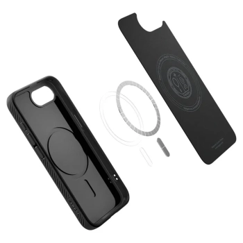 Spigen Liquid Air Mag MagSafe - Etui do iPhone 16e (Matte Black)
