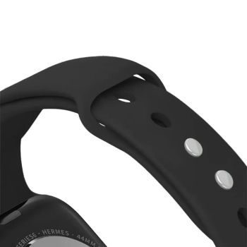 Crong Liquid - Pasek do Apple Watch 38/40/41 mm (czarny)