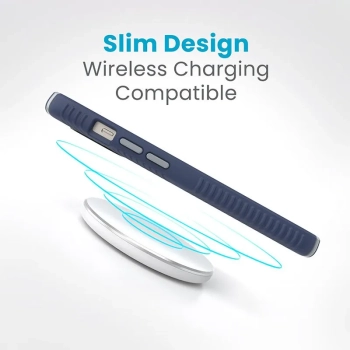 Speck Presidio2 Grip - Etui iPhone 15 / iPhone 14 / iPhone 13 (Coastal Blue / Dustgrey / White)