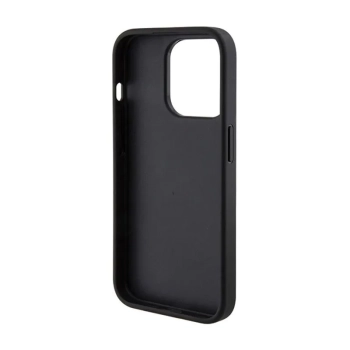 Guess Grip Stand 4G Triangle Strass Logo - Etui iPhone 15 Pro (czarny)
