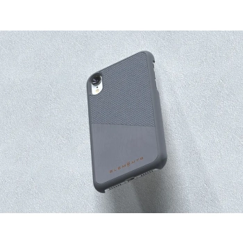 Nordic Elements Original Hel - Drewniane etui iPhone XR (Mid Grey)