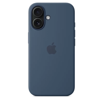 Apple Silicone Case - Silikonowe etui z MagSafe do iPhone 16 (denim)
