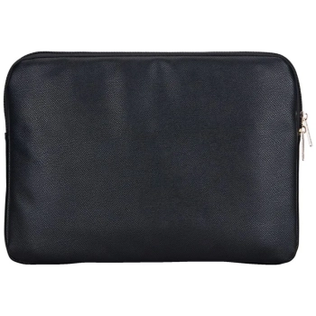 Guess Grained Zipper Pocket Triangle Logo Sleeve - Etui na notebooka 14