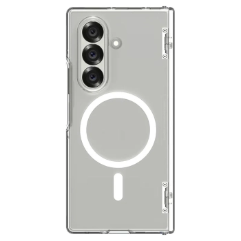 Spigen Ultra Hybrid Pro Mag MagSafe - Etui do Samsung Galaxy Z Fold 7 (Clear/White)