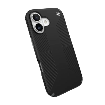 Speck Presidio2 Grip MagSafe - Etui iPhone 17 (Black / Slate Grey / White)