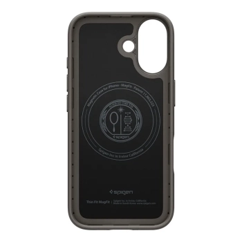 Spigen Thin Fit Mag MagSafe - Etui do iPhone 17 (Gunmetal)