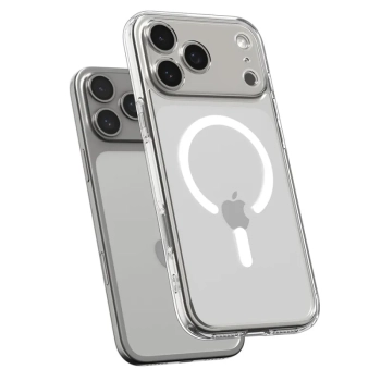 Spigen Ultra Hybrid Mag MagSafe - Etui do iPhone 17 Pro (Clear/White)