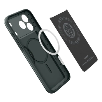 Spigen Thin Fit Mag MagSafe - Etui do iPhone 17 Pro (Abyss Green)