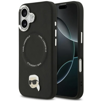 Karl Lagerfeld Karl Pin MagSafe - Etui iPhone 17 (czarny)