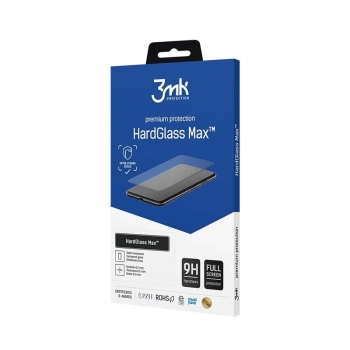 3mk HardGlass Max - Szkło hartowane do iPhone 17 Pro Max (Czarny)