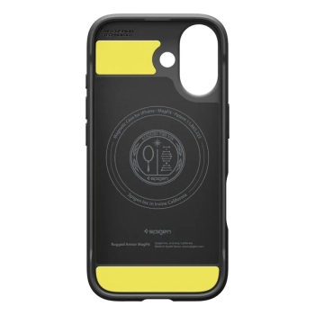 Spigen Rugged Armor Mag MagSafe - Etui do iPhone 17 (Matte Black)