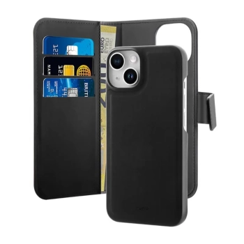 PURO Wallet Detachable MagSafe - Etui 2w1 iPhone 14 Plus (czarny)