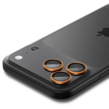 Spigen Optik Pro GLAS.TR EZ Fit Camera Protector 2-Pack - Szkło ochronne na obiektyw do iPhone 16 Pro / 16 Pro Max / 17 Pro / 17 Pro Max (2 szt) (Oran