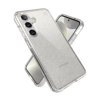 Speck Presidio Lux Glitter - Etui Samsung Galaxy S24 (Clear / Gold Glitter)
