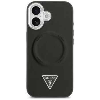 Guess Triangle Logo MagSafe - Etui iPhone 17 (czarny)