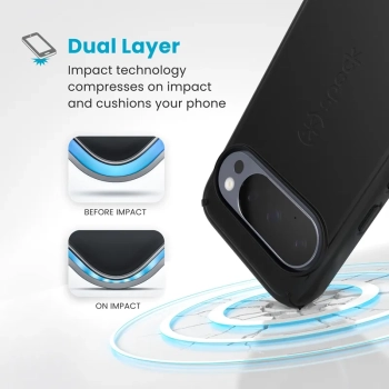 Speck ImpactHero Slim - Etui Google Pixel 10 / Google Pixel 10 Pro (Czarny)