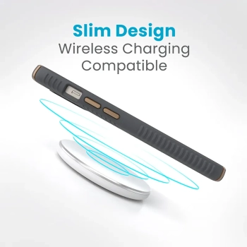Speck Presidio2 Grip - Etui iPhone 16e / iPhone 15 / iPhone 14 / iPhone 13 (Charcoal Grey / Cool Bronze / White)