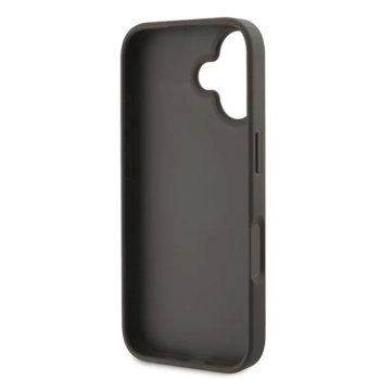 Guess 4G Bottom Stripe - Etui iPhone 16 Plus (brązowy)