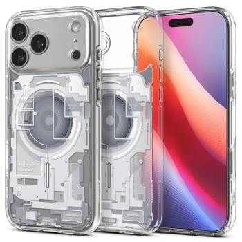 Spigen Ultra Hybrid Mag MagSafe - Etui do iPhone 17 Pro (Zero One White)