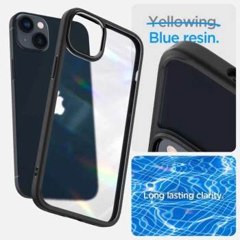 Spigen Ultra Hybrid Matte - Etui do iPhone 15 Plus / iPhone 14 Plus (Czarny matowy)