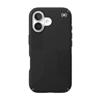 Speck Presidio2 Grip MagSafe - Etui iPhone 17 (Black / Slate Grey / White)