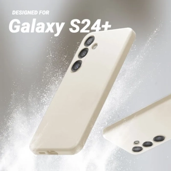 Crong Color Cover - Etui Samsung Galaxy S24+ (beżowy)