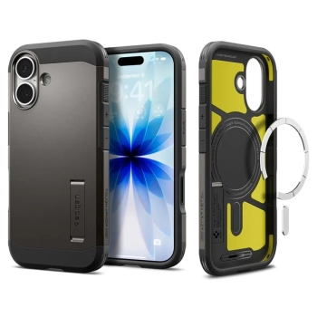 Spigen Tough Armor T Mag MagSafe - Etui do iPhone 17 (Gunmetal)