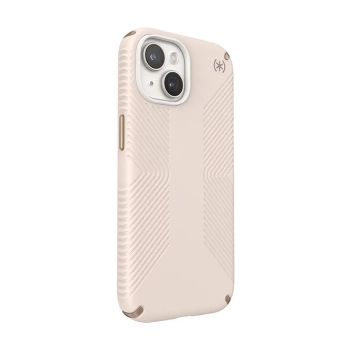 Speck Presidio2 Grip - Etui iPhone 15 / iPhone 14 / iPhone 13 (Bleached Bone / Heirloom Gold / Hazel Brown)