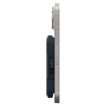 Spigen Lock Fit MagSafe - Portfel magnetyczny (Metal Slate)
