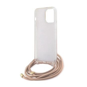 Guess Crossbody Cord 4G Print - Etui iPhone 15 Pro Max (różowy)