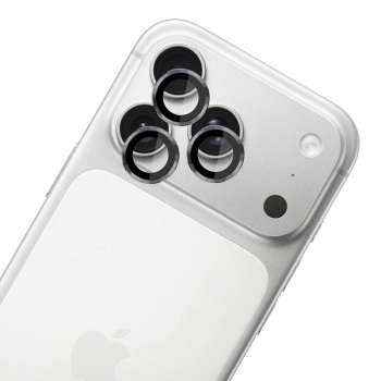 3mk Lens Protection Pro - Szkło na obiektyw aparatu iPhone 17 Pro / iPhone 17 Pro Max (Titanium Gray)