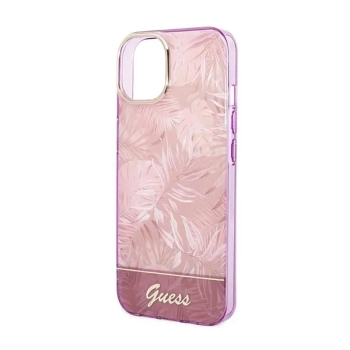 Guess Jungle Case - Etui iPhone 14 Plus (Różowy)