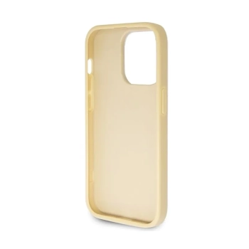 Guess Glitter Script Big 4G - Etui iPhone 14 Pro (złoty)