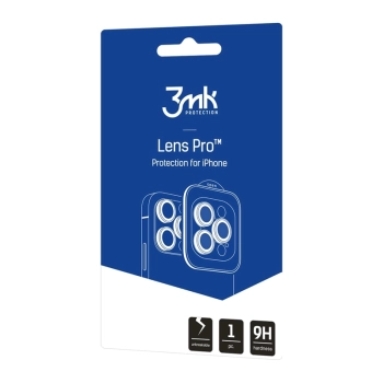 3mk Lens Protection Pro - Szkło na obiektyw aparatu iPhone 17 (Transparent)