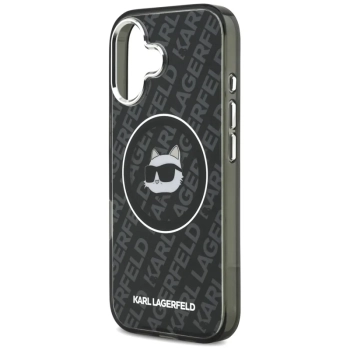 Karl Lagerfeld IML Choupette Head Logo MagSafe - Etui iPhone 17 (czarny)