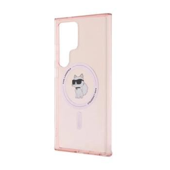Karl Lagerfeld IML Choupette MagSafe - Etui Samsung Galaxy S24 Ultra (różowy)