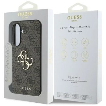 Guess Big 4G Logo Classic Logo - Etui do Samsung Galaxy A56 5G (brązowy)