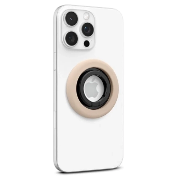 Spigen Nano Pop MagSafe Phone Ring - Magnetyczny uchwyt na palec z funkcją podstawki (Coconut Beige)