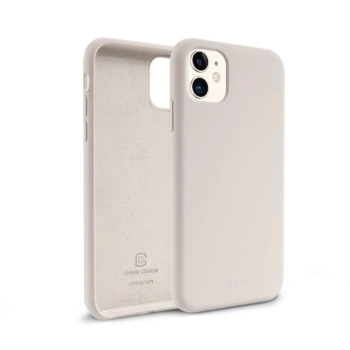 Crong Color Cover - Etui iPhone 11 (kamienny beż)