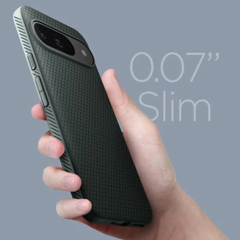 Spigen Liquid Air - Etui do Google Pixel 9 / 9 Pro (Abyss Green)