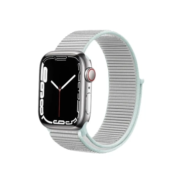 Crong Nylon - Pasek sportowy do Apple Watch 38/40/41 mm (Pastel Grey)