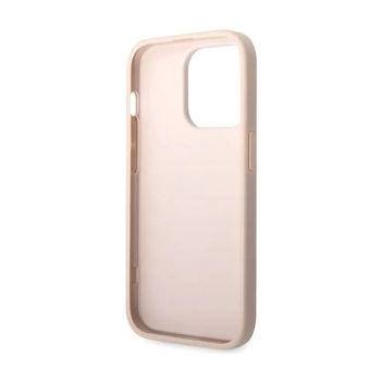 Guess 4G Big Metal Logo - Etui iPhone 15 Pro Max (różowy)
