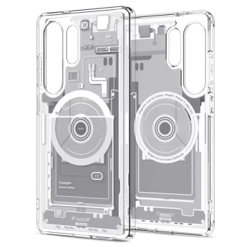 Spigen Ultra Hybrid Mag MagSafe - Etui do Samsung Galaxy S25 Ultra (Zero One White)