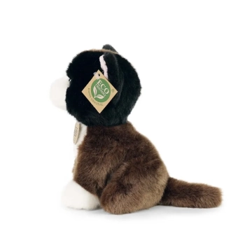 Rappa - Pluszowa realistyczna maskotka Kot trójkolorowy siedzący 18 cm Eco-Friendly