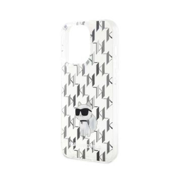 Karl Lagerfeld Monogram Choupette - Etui iPhone 15 Pro Max (przezroczysty)