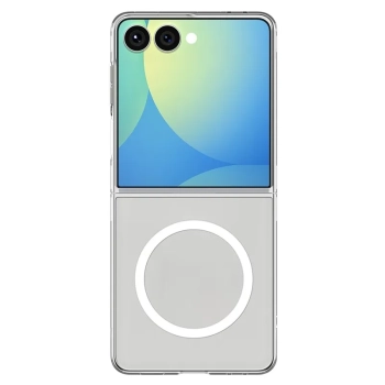 Spigen Airskin Mag MagSafe - Etui do Samsung Galaxy Z Flip 7 (Clear/White)