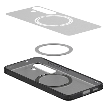 Spigen Ultra Hybrid Mag MagSafe - Etui do Samsung Galaxy S25 (Frost Black)