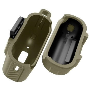 Spigen Lock Fit - Pancerne etui do Apple AirPods Pro 1 / 2 (Vintage Khaki)
