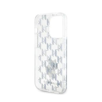 Karl Lagerfeld Monogram Choupette - Etui iPhone 15 Pro Max (przezroczysty)